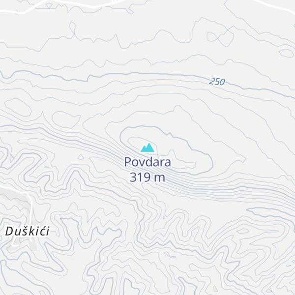 Map of Povdara