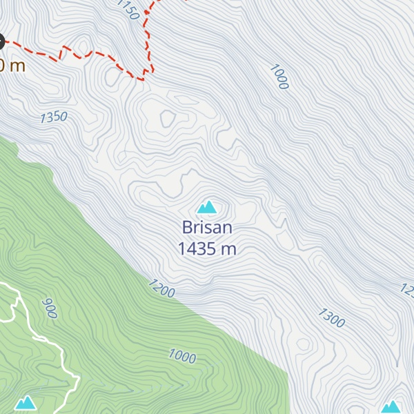 Map of Brisan
