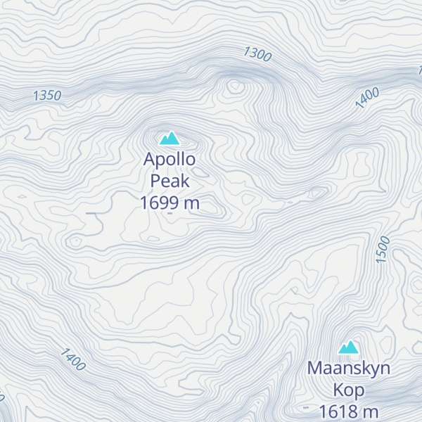 Map of Luna Peak