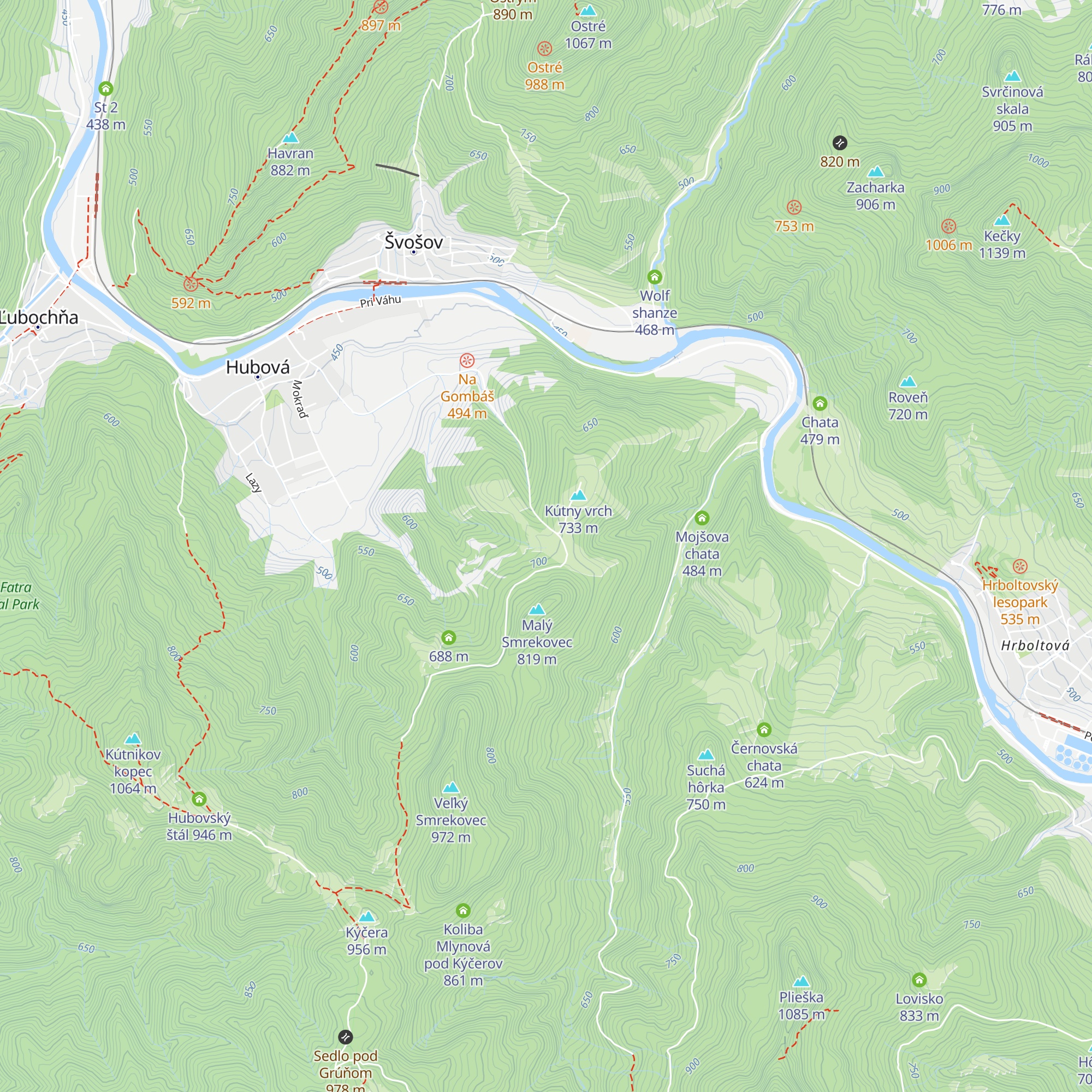 Chata map