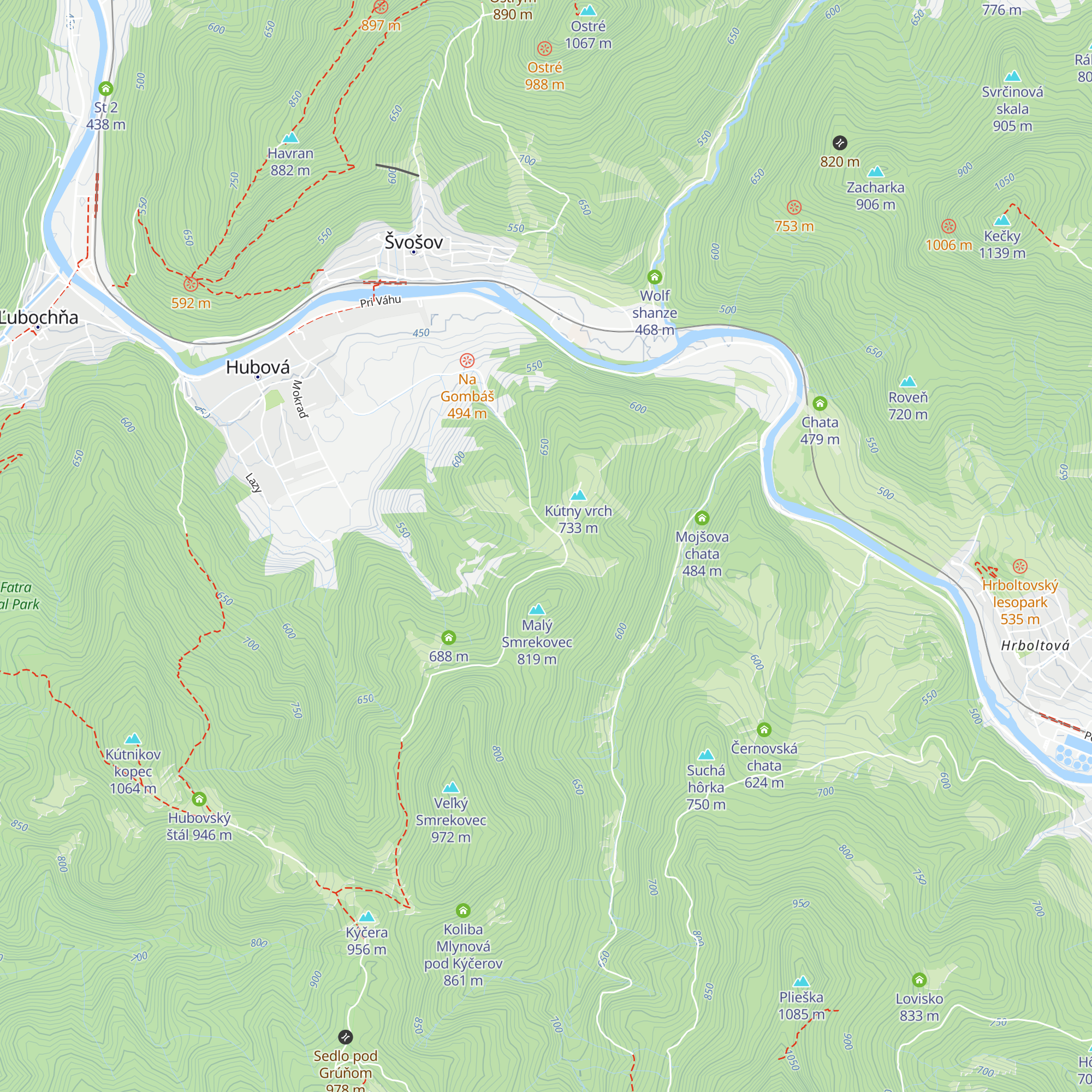 Chata map