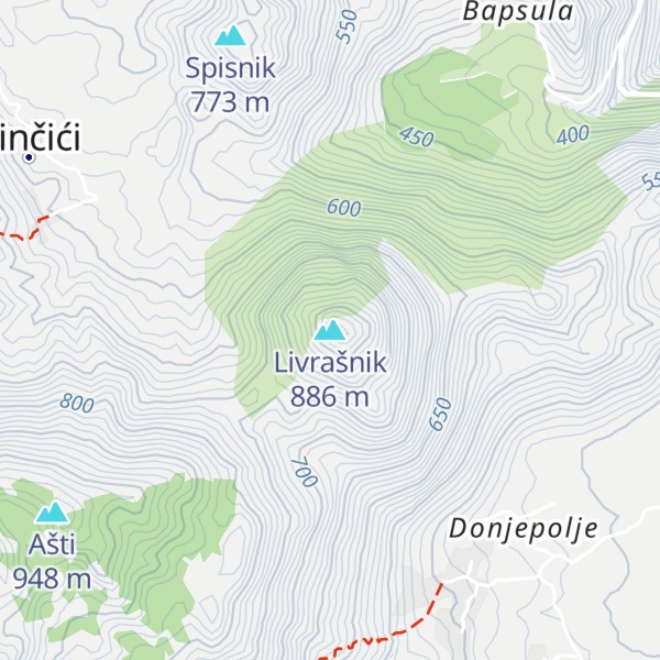Map of Livrašnik