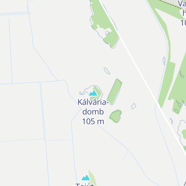Map of Kálvária-domb