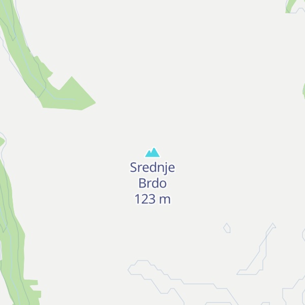 Map of Srednje Brdo