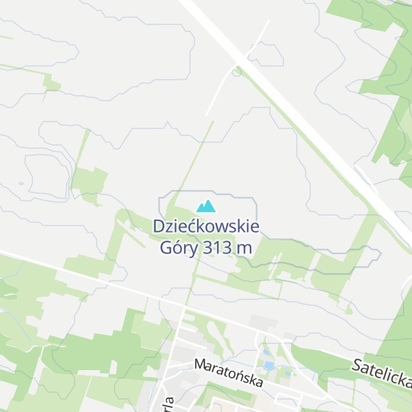 Map of Dziećkowskie Góry