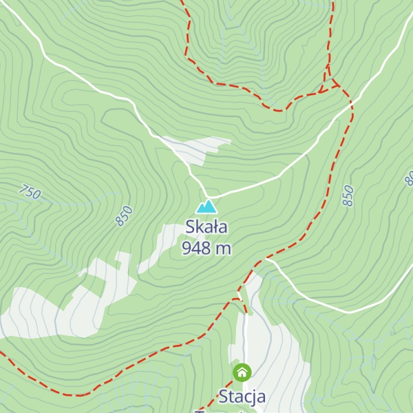 Map of Skała