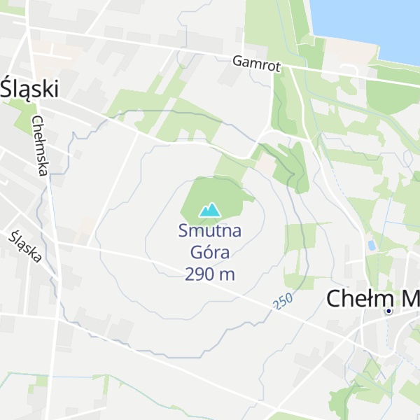 Map of Smutna Góra
