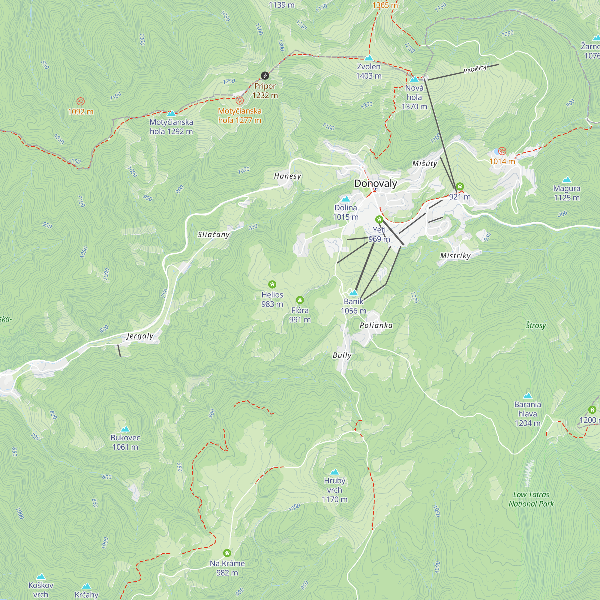 Flóra map