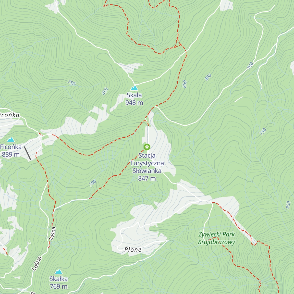 Stacja Turystyczna Słowianka map