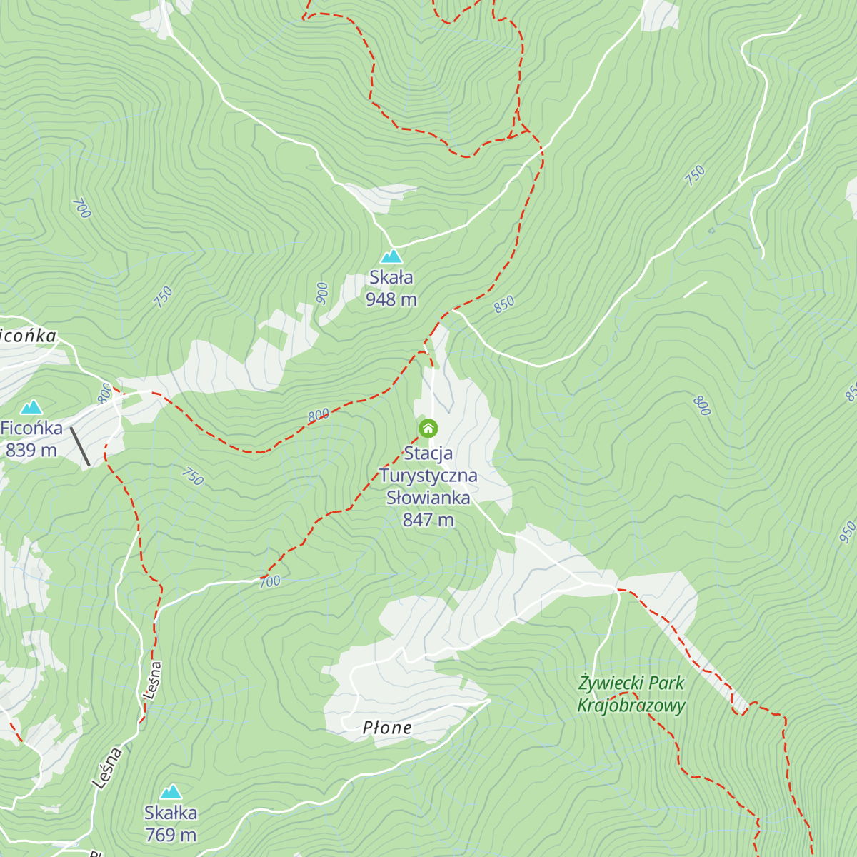 Stacja Turystyczna Słowianka map