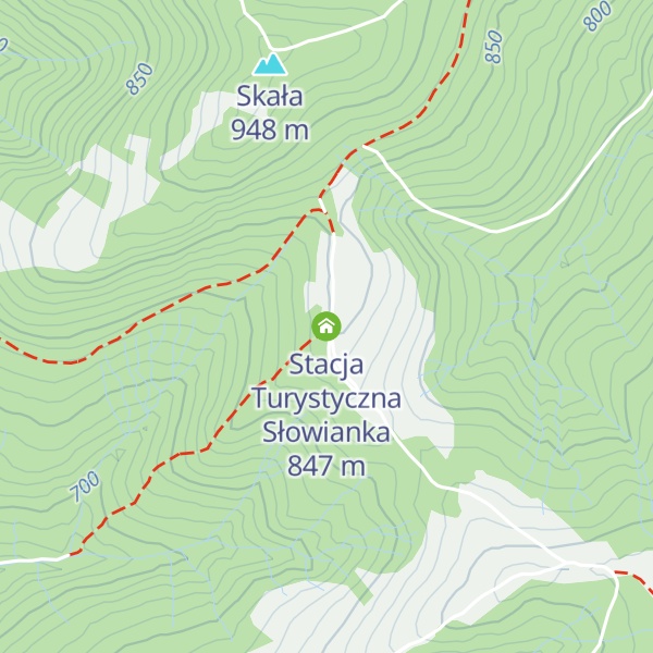 Map of Stacja Turystyczna Słowianka
