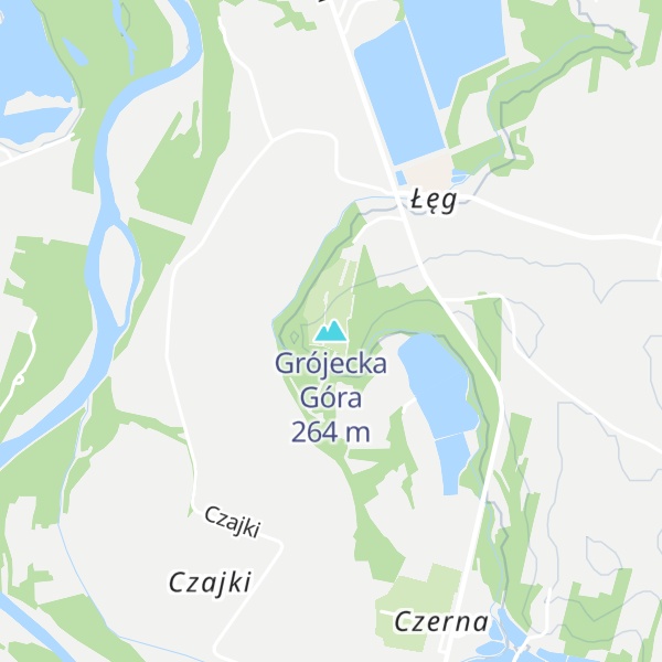 Map of Grójecka Góra
