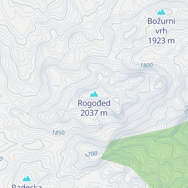 Map of Rogođed