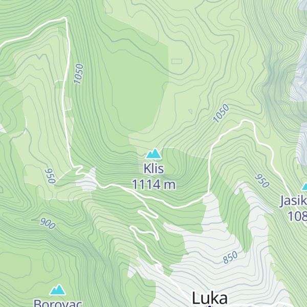 Map of Klis