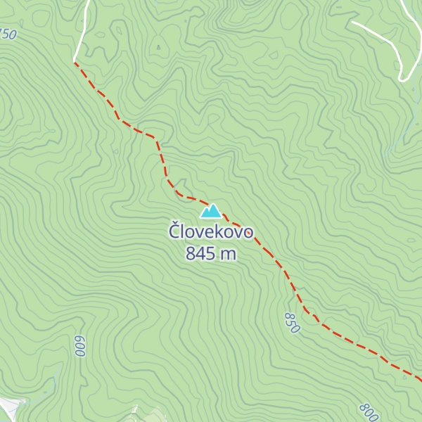 Map of Človekovo