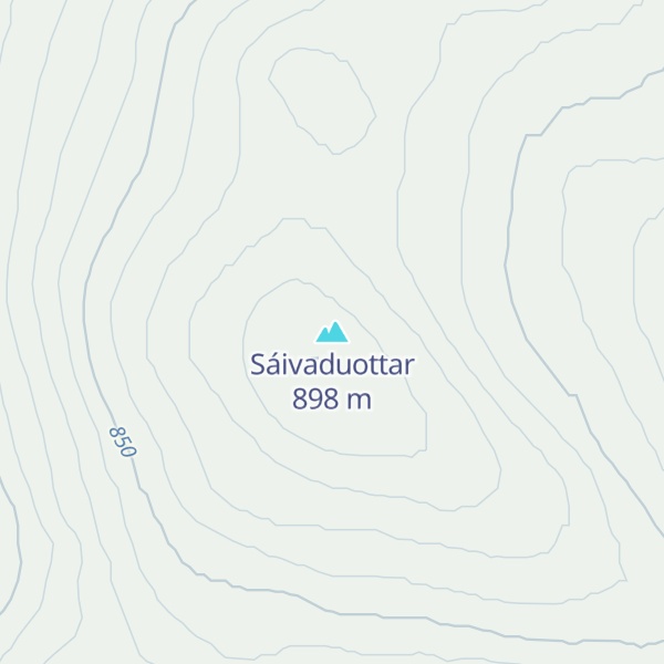 Map of Sáivaduottar