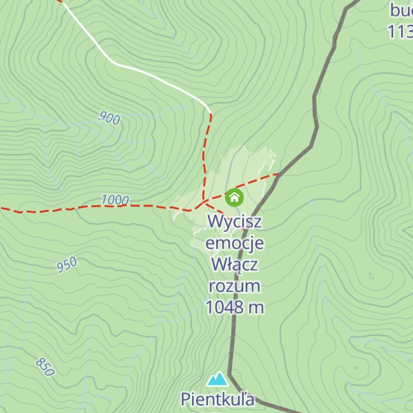 Map of Bacówka PTTK na Krawcowym Wierchu