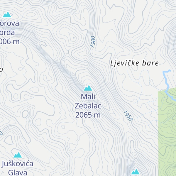 Map of Mali Zebalac