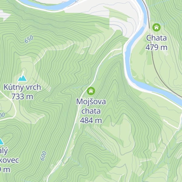 Map of Mojšova chata