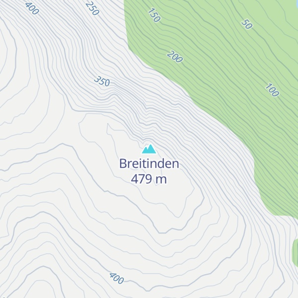 Map of Breitinden