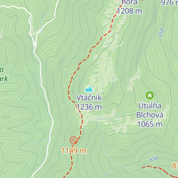 Map of Vtáčnik