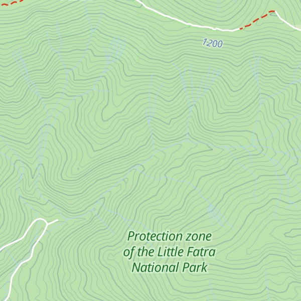 Map of Urbárna chata BZINY