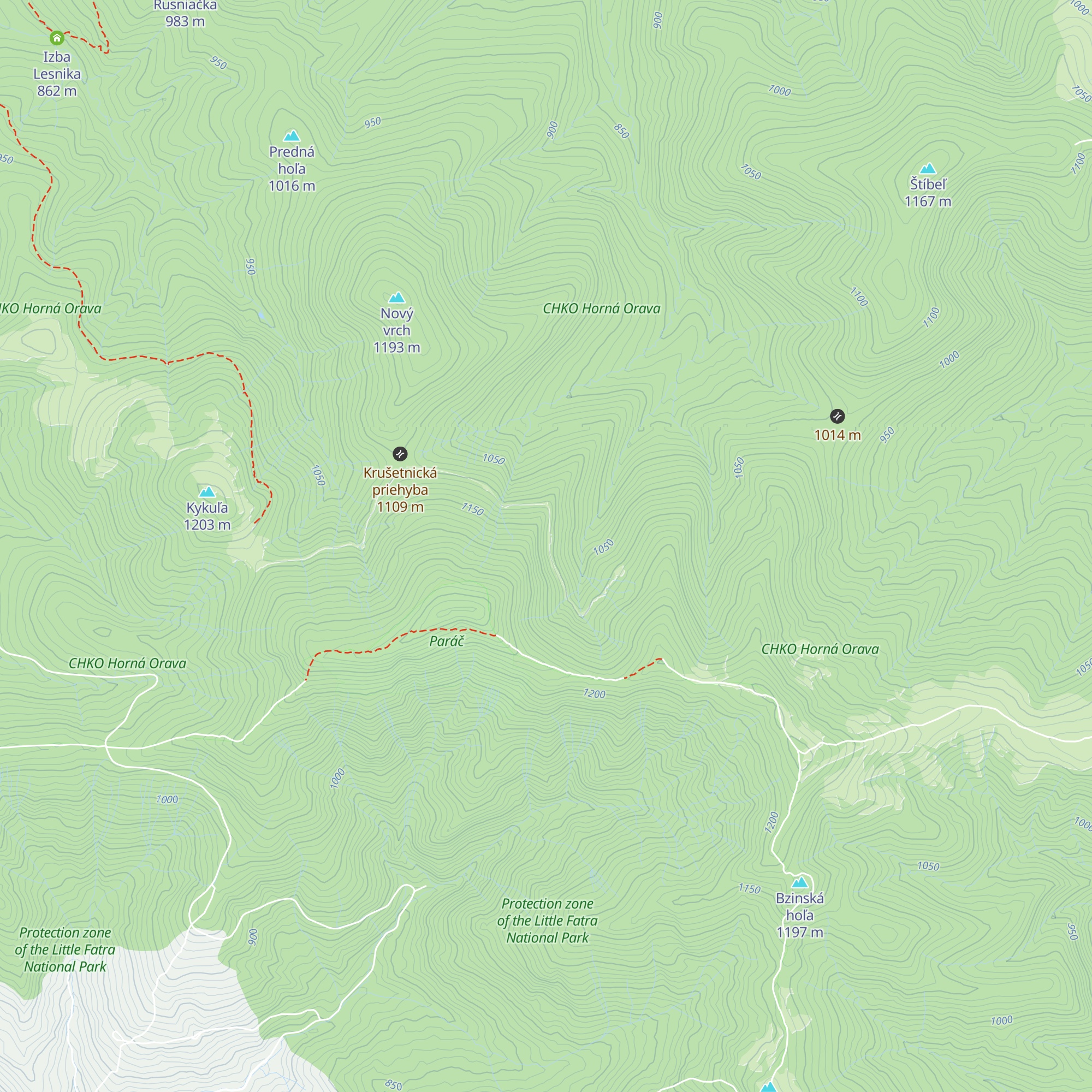 Partizánska Nemocnica map