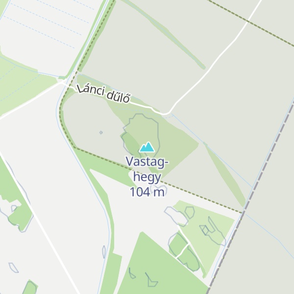 Map of Vastag-hegy