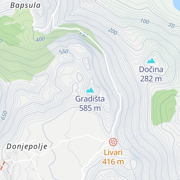 Map of Gradišta
