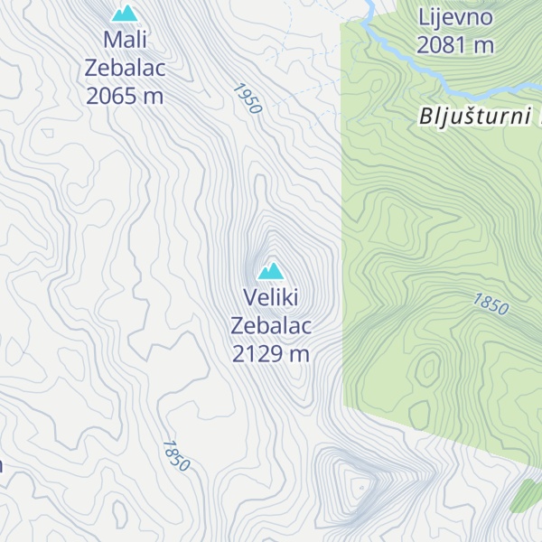 Map of Veliki Zebalac