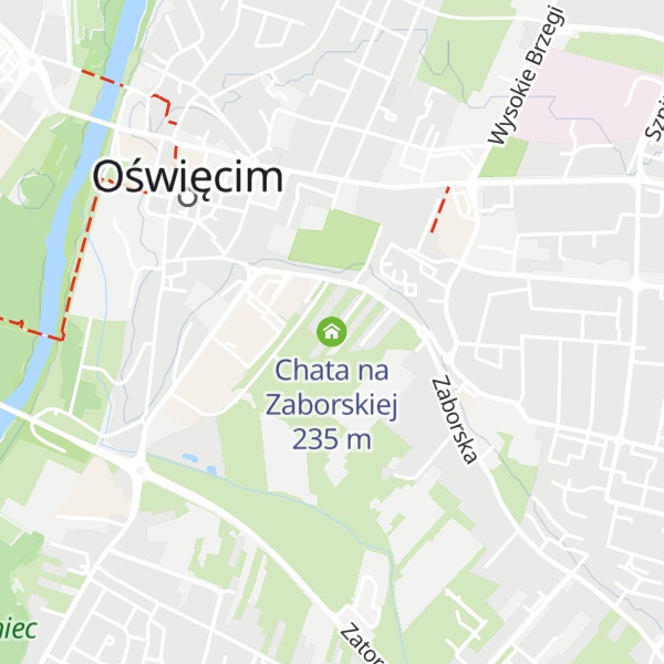 Map of Chata na Zaborskiej