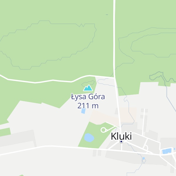 Map of Łysa Góra