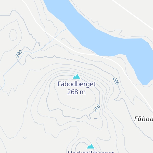 Map of Fäbodberget