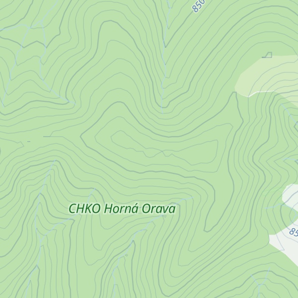 Map of Strakov vrch
