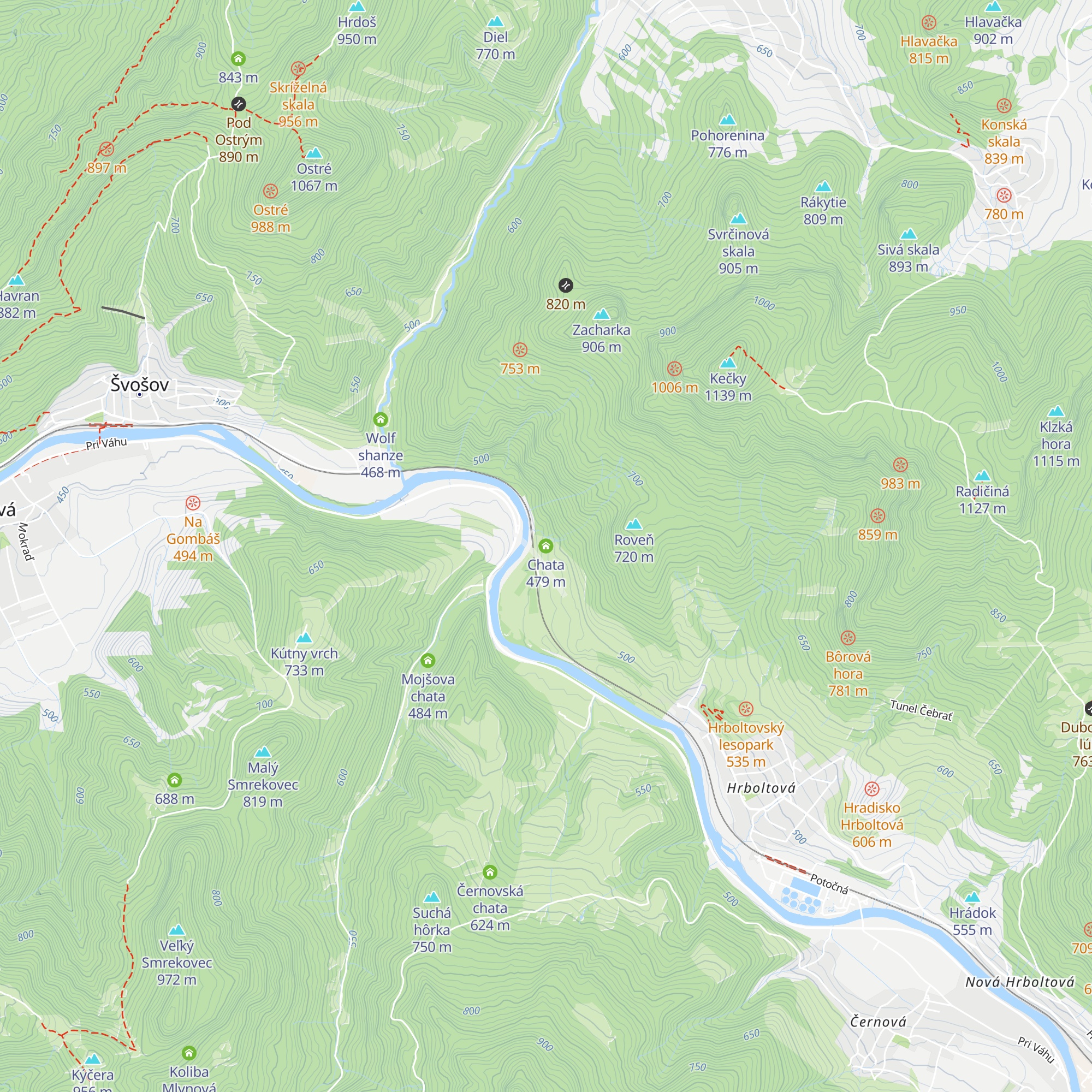 Chata map