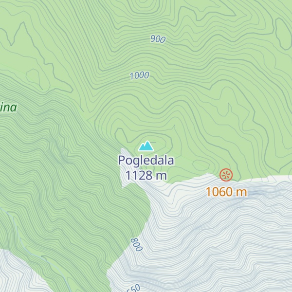 Map of Pogledala
