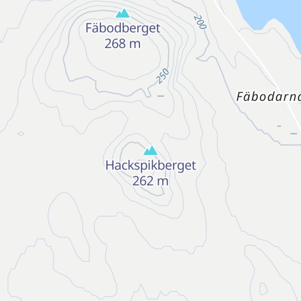 Map of Hackspikberget