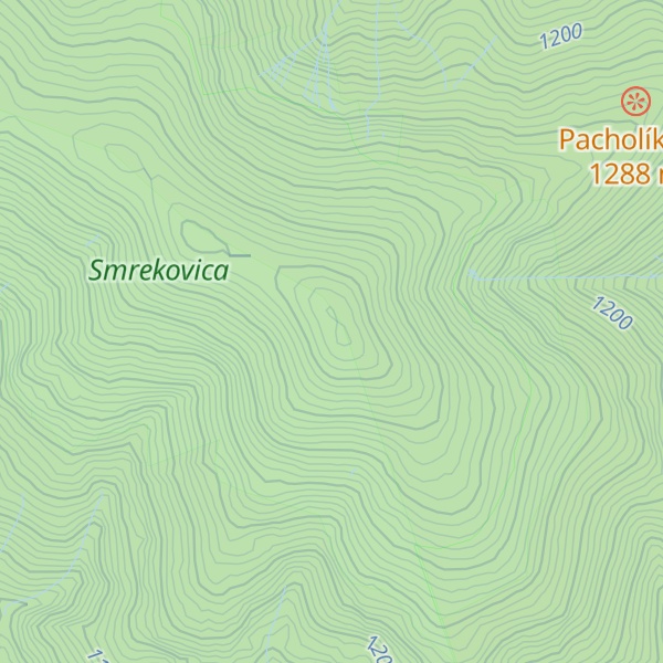 Map of Smrekovica