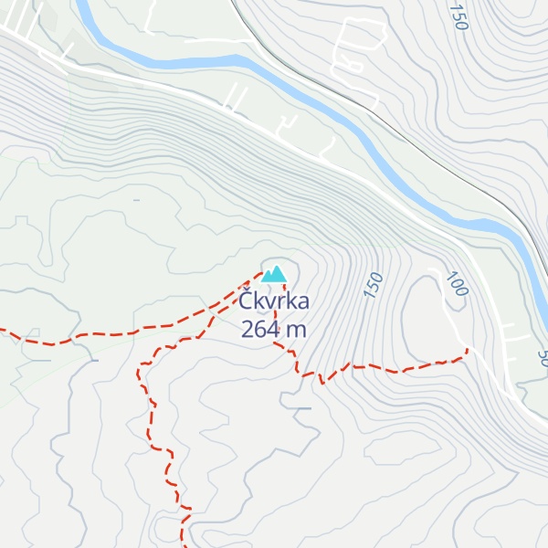 Map of Čkvrka