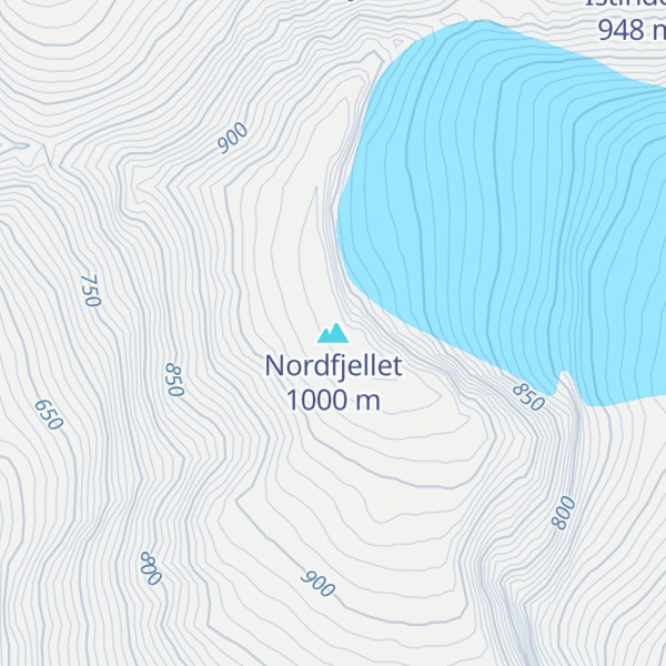 Map of Nordfjellet