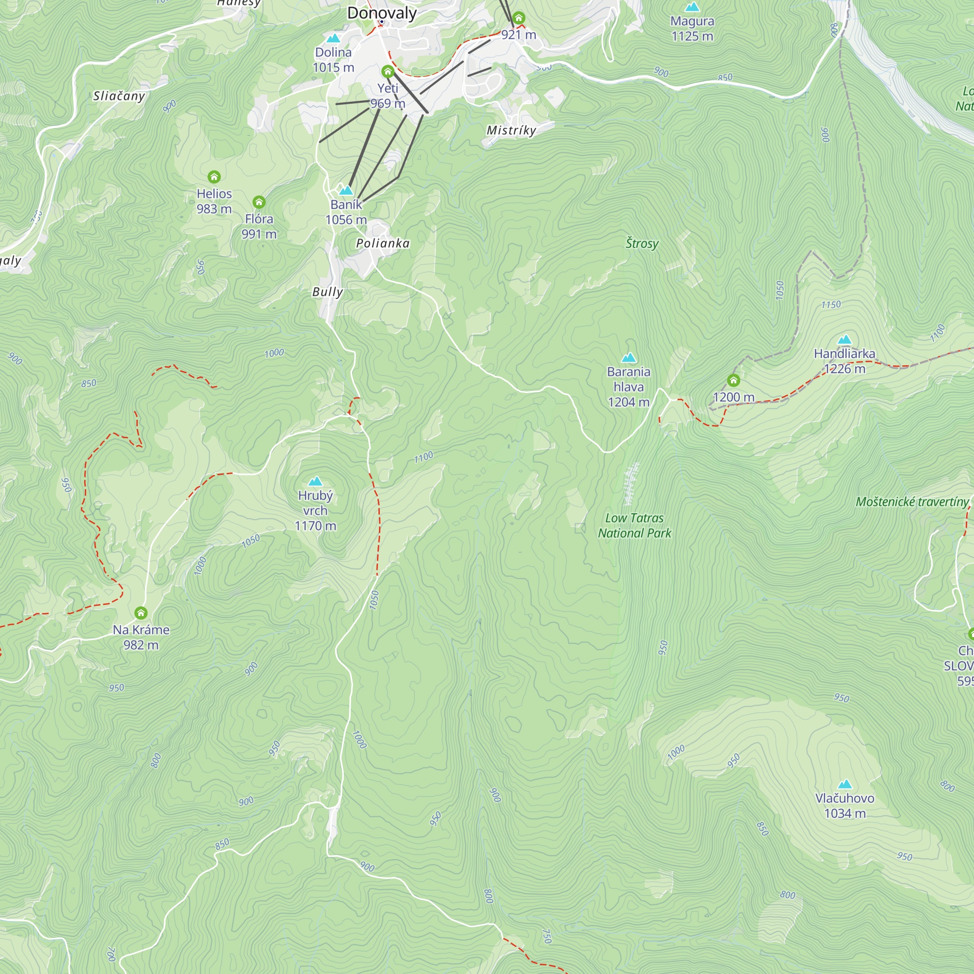 Močiare map