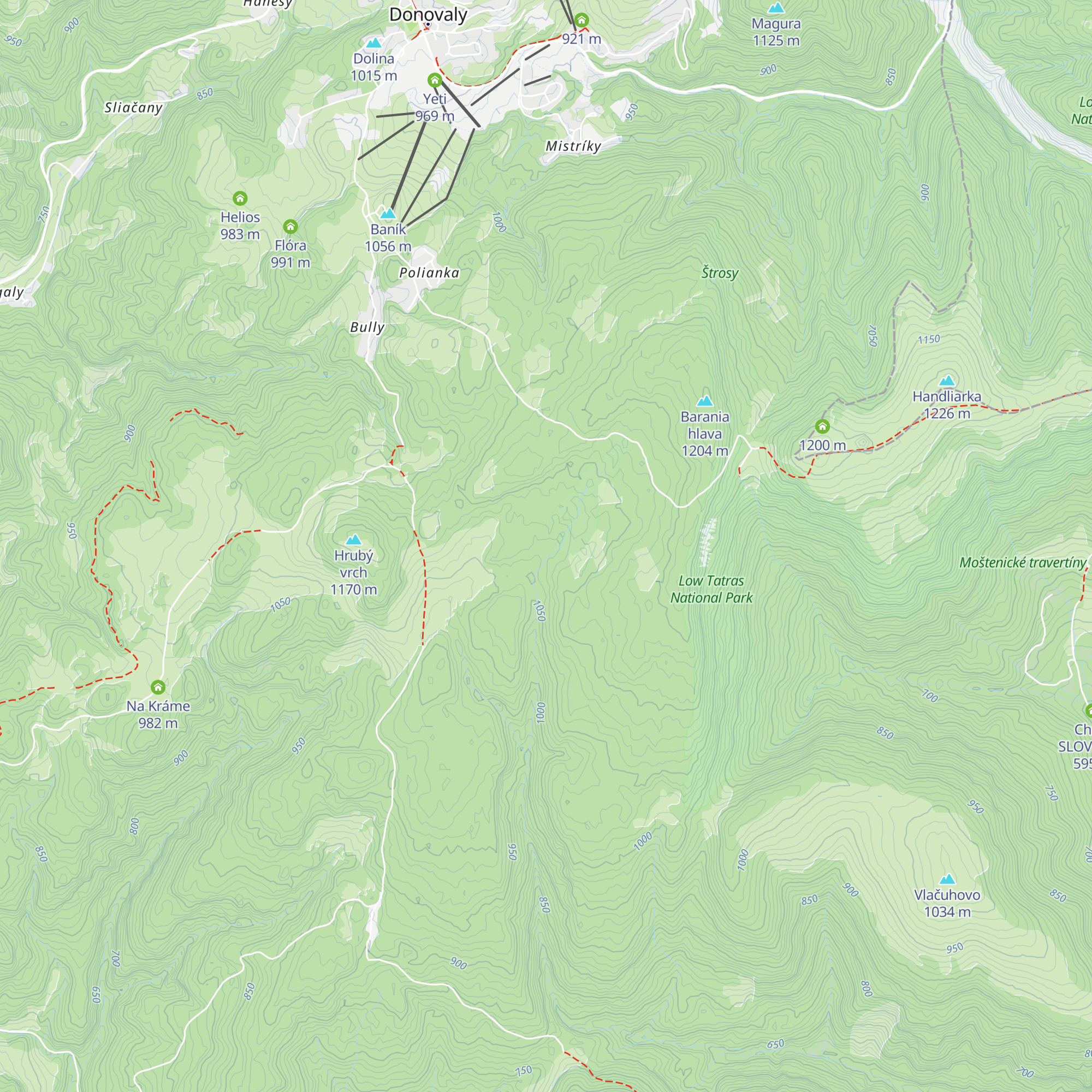 Močiare map