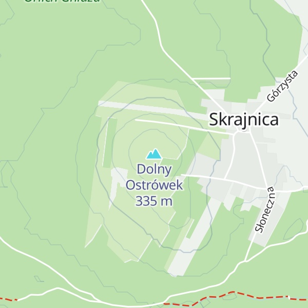 Map of Dolny Ostrówek