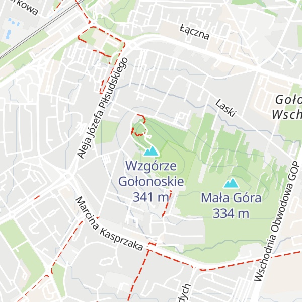 Map of Wzgórze Gołonoskie
