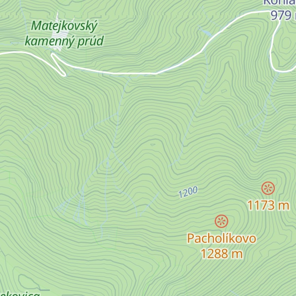Map of Bunka v Prostrednom grúni