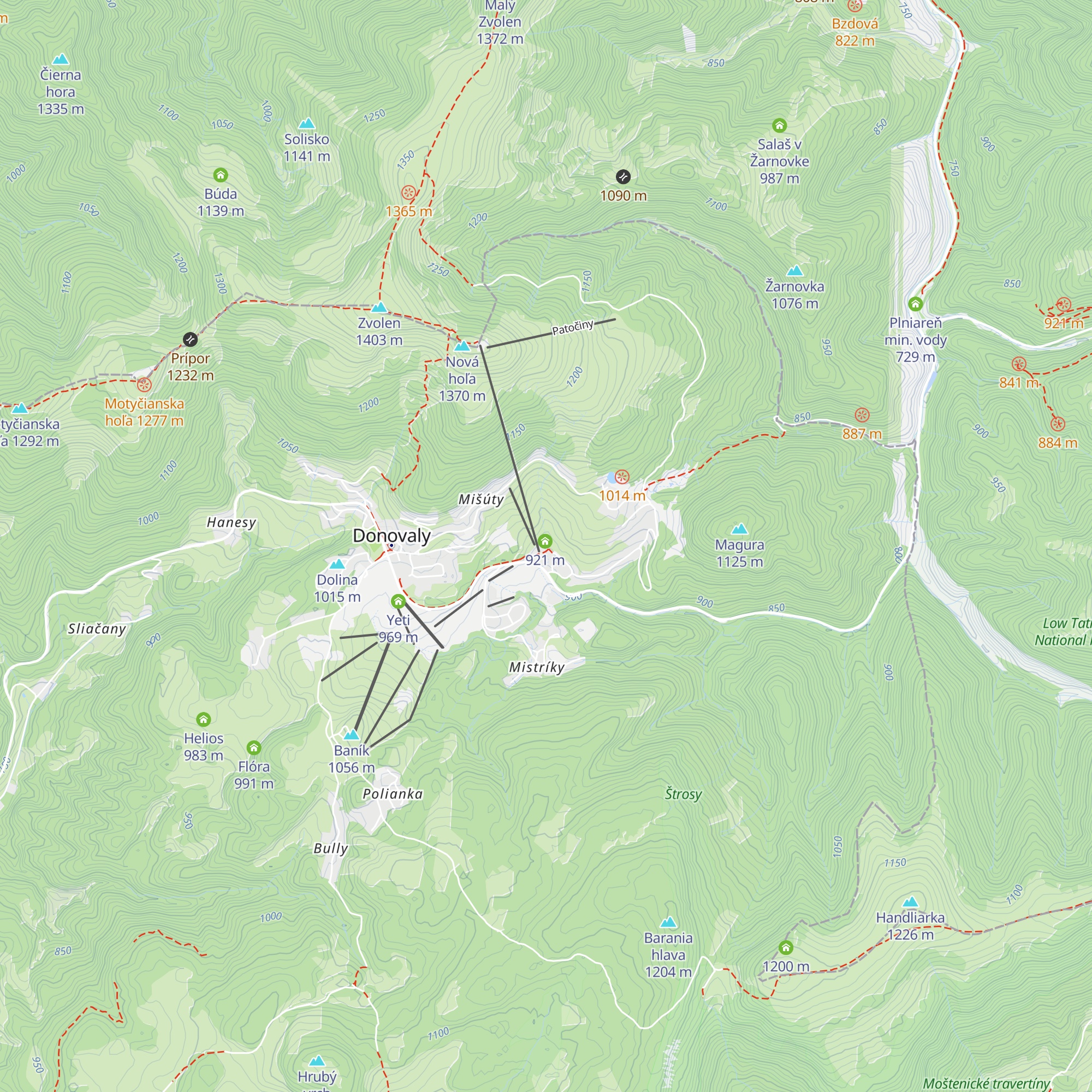 Husky Bar map