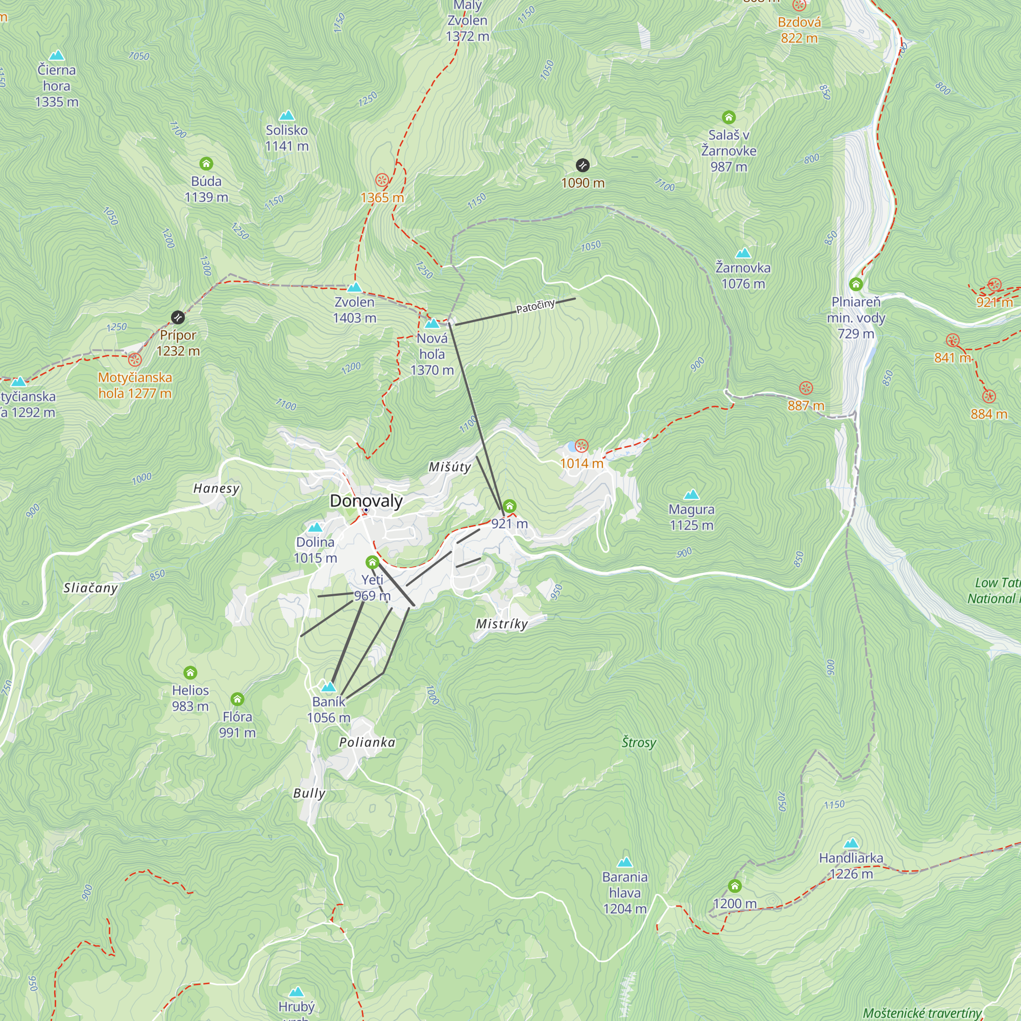 Husky Bar map