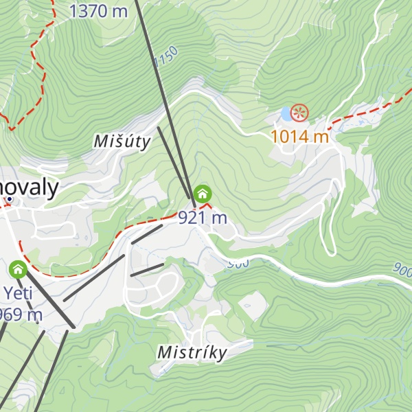 Map of Chata pod Magurou