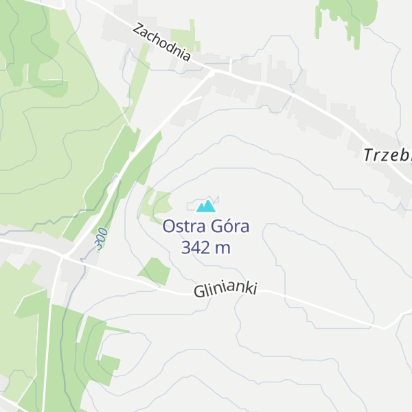 Map of Ostra Góra