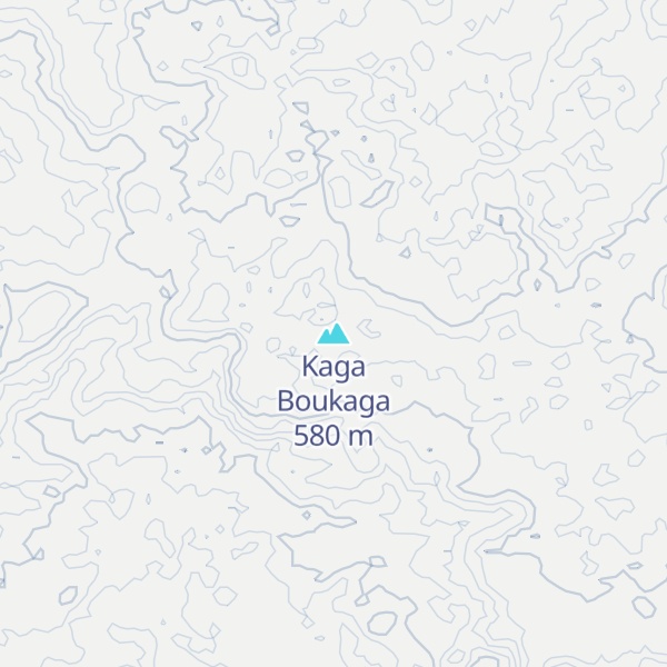 Map of Kaga Boukaga